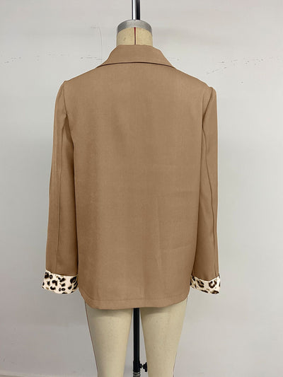 Blazer Leopardo con Costuras Decorativas para Mujer - Image 21