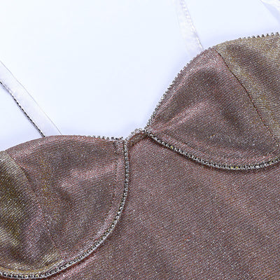Vestido Princesa con Tirantes Ajustables y Detalle de Cadera - Image 20