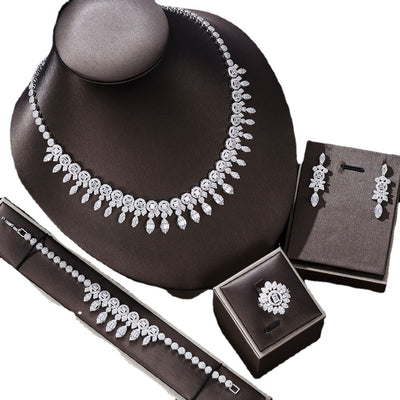 Juego de Joyería Completo: Collar, Pulsera, Anillo y Aretes - Image 6
