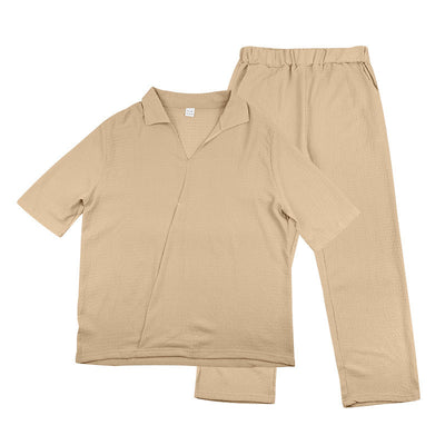 Traje Ejecutivo de Manga Corta con Solapa y Pantalón - Image 18