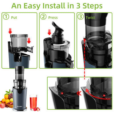 Extractor de Jugos de Baja Velocidad con Diámetro Grande - Image 18