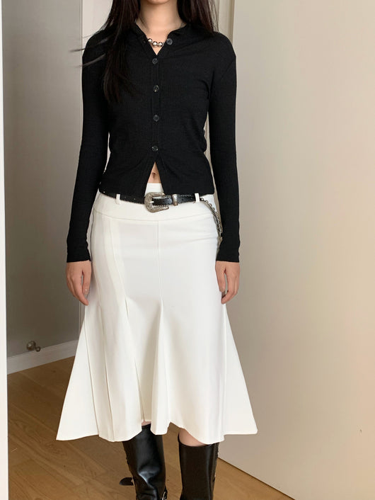 Blusa Asimétrica de Botones con Solapa Clásica - Image 15