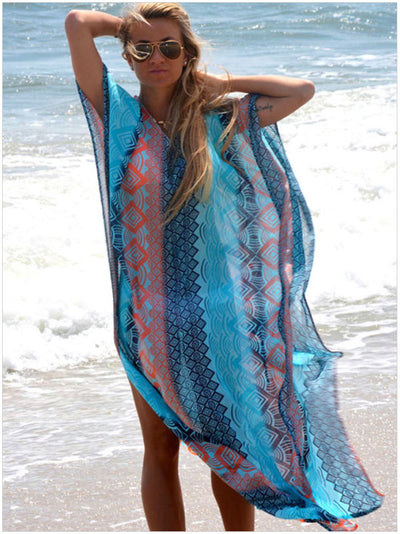 Falda Larga Estilo Túnica para Playa - Blusa Versátil para Mujer - Image 2