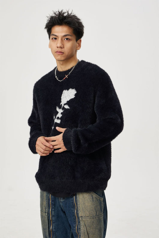 Suéter Tipo Pullover Unisex en Jacquard con Textura Afelpada - Image 7