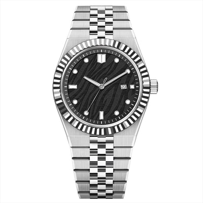 Reloj de Cuarzo Ejecutivo con Correa de Acero Inoxidable para Hombre - Image 7