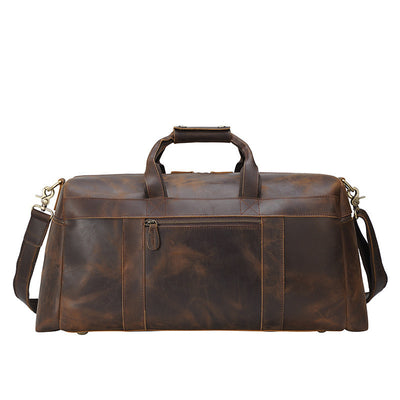 Bolso Viajero de Cuero Crazy Horse Vintage para Hombre - Gran Capacidad - Image 2