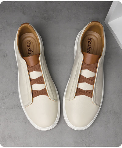 Zapatos Casuales de Cuero Genuino Nobuk - Slip-on Cómodos - Image 21