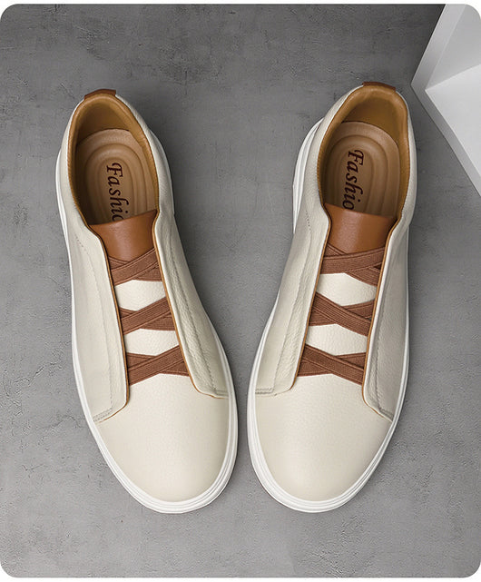 Zapatos Casuales de Cuero Genuino Nobuk - Slip-on Cómodos - Image 21