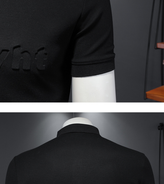 Polo Slim Fit con Monograma para Hombre - Diseño Moderno y Versátil - Image 11