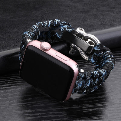Correa Deportiva Nylon para iWatch 38/40/42/44mm con Hebilla de Acero - Image 18