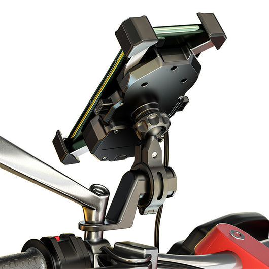 Soporte de Carga Inalámbrica para Motocicleta con Navegación GPS - Image 9