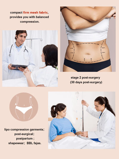 Faja Postoperatoria Reductora de Cuerpo Completo con Control Abdominal - Image 11