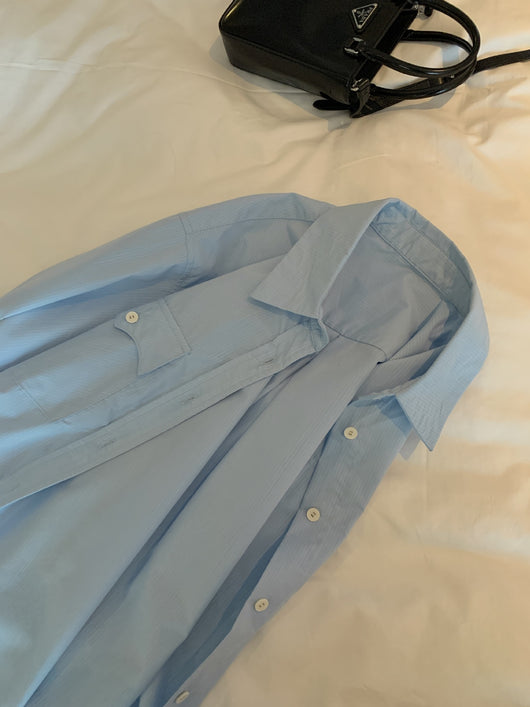 Camisa Suelta Coreana de Manga Larga en Capas - Image 4