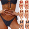 Bikini Enterizo con Moneda Dorada y Soporte Underwire