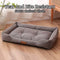 Cama Lujo para Perros Resistente a Arañazos Impermeable con Espuma Viscoelástica