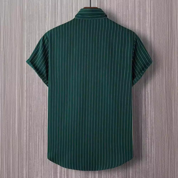 Camisa Hombre a Rayas con Botones Manfinity Homme