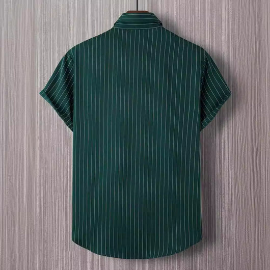 Camisa Hombre a Rayas con Botones Manfinity Homme - Image 2