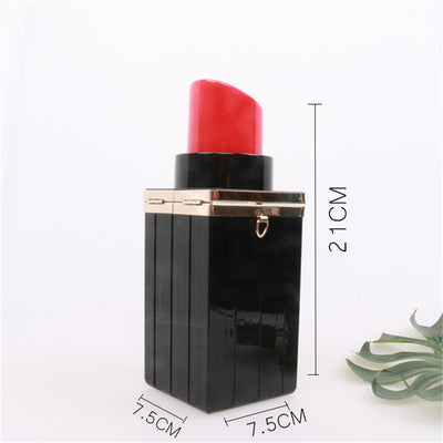 Bolsas con Forma de Labial Negro - Image 5