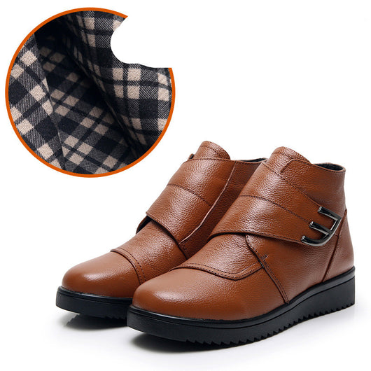 Botas Martin Casuales de Cuero y Suela Blanda para Mujer - Image 14