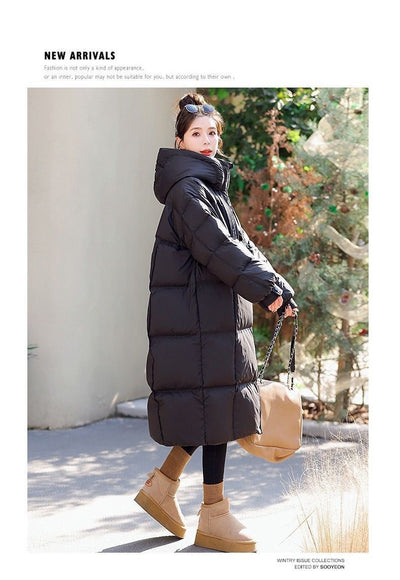 Abrigo Largo Acolchado Impermeable para Mujer - Protección Total en Invierno - Image 19