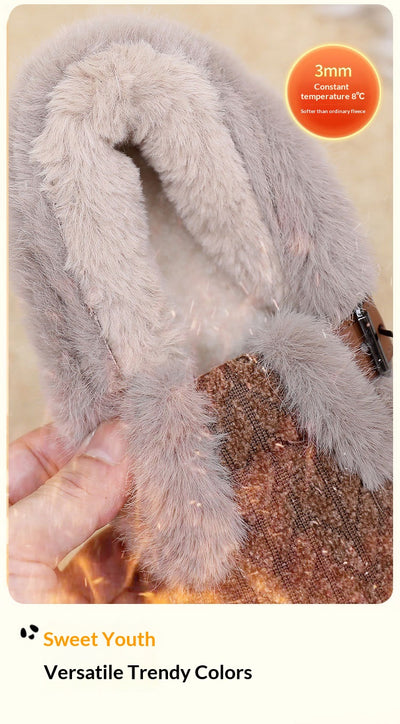 Zapatos de Algodón Aislados con Forro Polar Extra Grueso para Mujer - Image 32