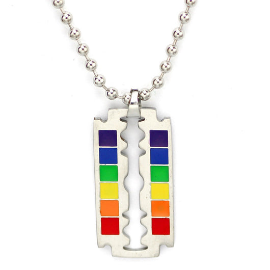 Collar Colgante Hoja de Acero Titanio para Hombre - Diseño Moderno - Image 6