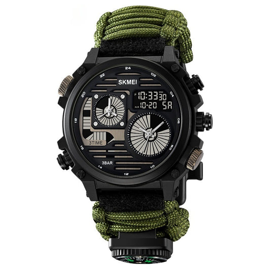 Reloj Deportivo Multifunción Resistente al Agua con Paracord para Aventuras - Image 10