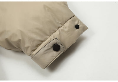 Chaqueta Acolchada de Terciopelo con Cuello Alto Estilo Urbano - Image 21