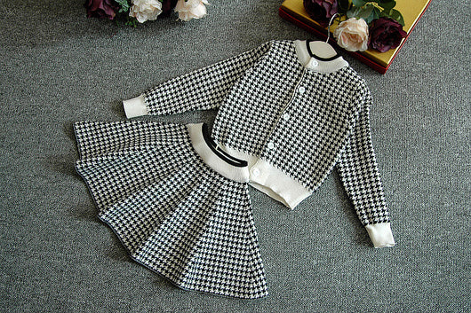 Conjunto de Suéter Tejido Grueso y Cálido para Niñas - Image 14