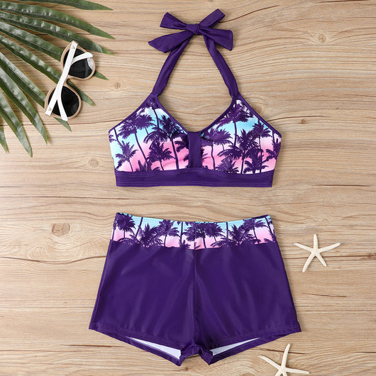 Bikini Reductor Estampado con Halter Ajustable para Mujer - Image 11