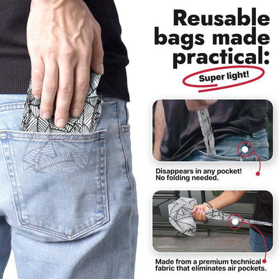 Bolsa Bandolera Plegable Ultraligera Reutilizable - Image 19