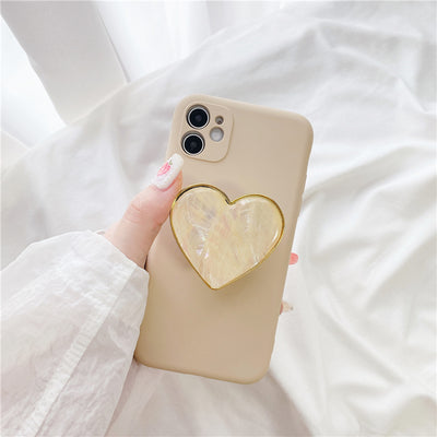 Funda de Silicona Líquida Khaki Antigolpes para iPhone - Image 8