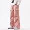 Pantalones Cargo Plisados Retro Americana - Estilo High Street para Parejas