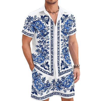 Traje Estampado Floral Retro con Impresión 3D Digital - Image 5
