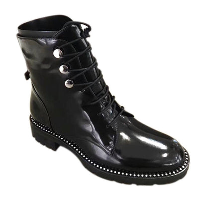 Botas Motociclista Estilo Británico con Suela Gruesa - Image 18