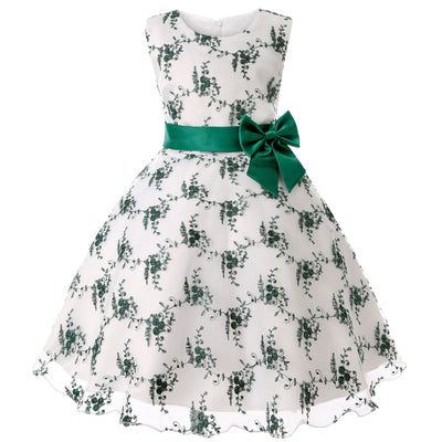 Vestido Princesa Niña con Encaje y Bordados - Image 24