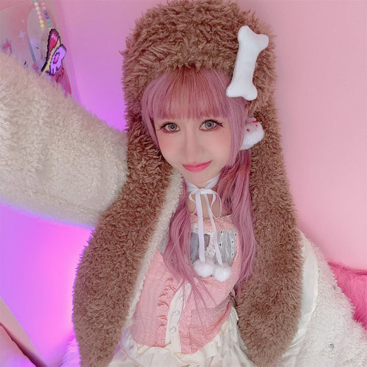 Gorro Pullover Cóncavo con Forro Polar Bereber Cálido