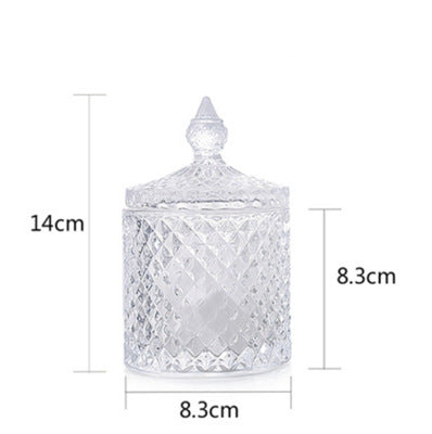 Frasco de Almacenamiento Multicolor de Cristal Francés de Lujo - Image 8