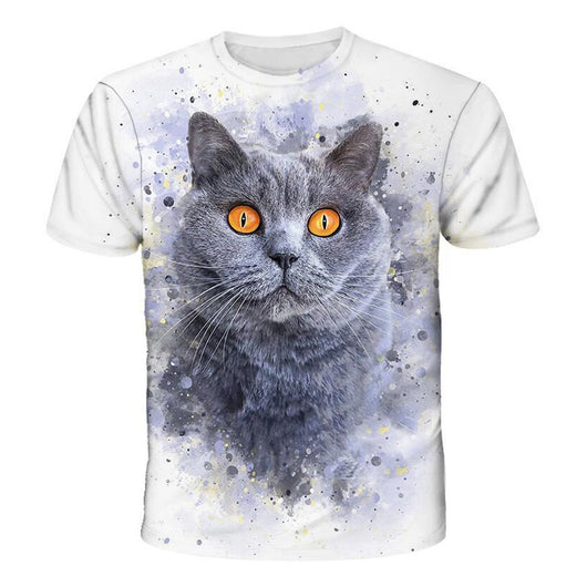 Playera Estampada 3D Ardilla - Diseño Animal Print Moderno - Image 5