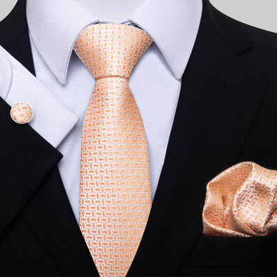 Conjunto de Corbata, Pañuelo y Gemelos para Hombre - Elegancia Empresarial - Image 29