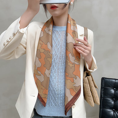 Pañuelo de Seda Twill Grande 90cm para Mujer - Image 46