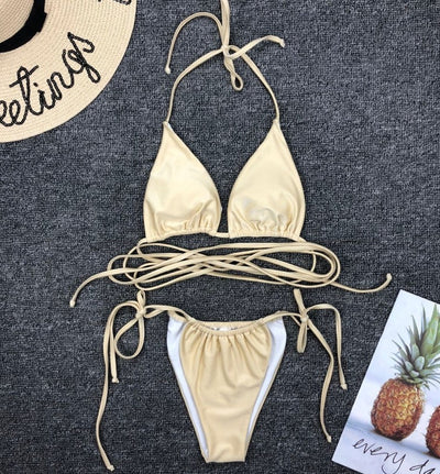 Bikini Deportivo con Cordones y Abertura Frontal - Image 11