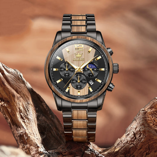 Reloj de Cuarzo para Hombre con Calendario y Seis Agujas - Image 3