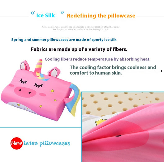 Almohada de Látex Infantil Ergonómica para Guardería y Preescolar - Image 19