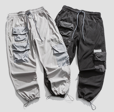Pantalones Casuales Versátiles con Múltiples Bolsillos - Estilo Japonés Moderno - Image 7