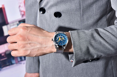 Reloj Mecánico Multifuncional GMT Doble Zona Horaria Luminoso Resistente al Agua - Image 11