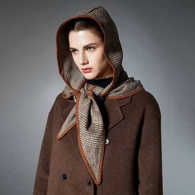 Capa y Chal Cuadros Pata de Gallo - Diseño Clásico Elegante - Image 2