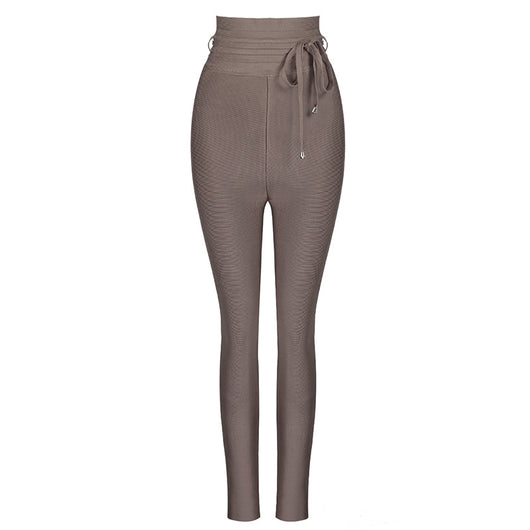 Leggings Casuales de Cintura Alta con Banda Elástica - Colores Lisos - Image 22
