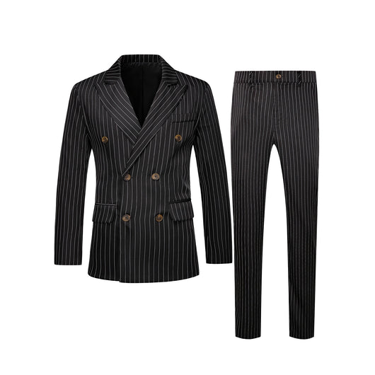 Conjunto de Traje Ejecutivo a Rayas para Hombre - Image 12