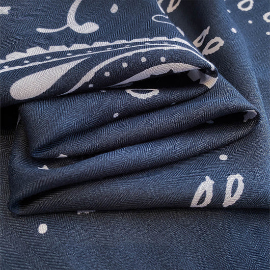 Pañuelo Grande Estampado Retro Cashew para Mujer - Image 27